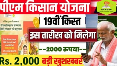 PM Kisan Yojana 19th Installment Date