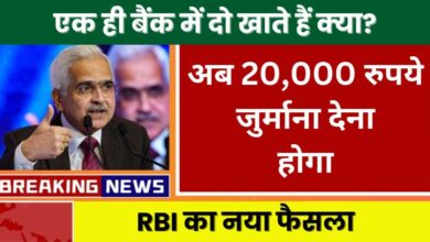 New Decision of RBI